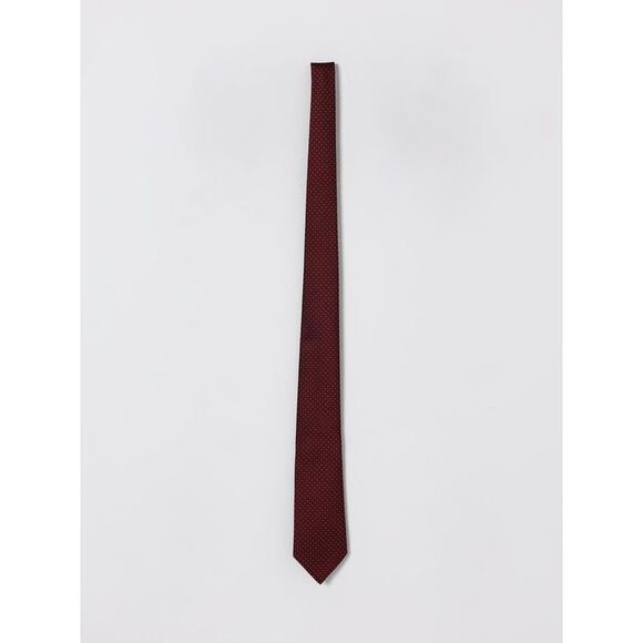 Emporio Armani Tie Men Burgundy